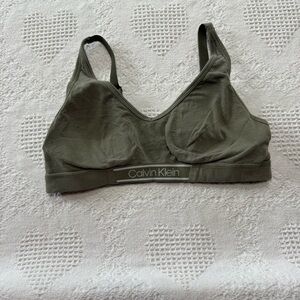 Calvin Klein Green Bralette (M)